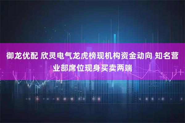 御龙优配 欣灵电气龙虎榜现机构资金动向 知名营业部席位现身买卖两端